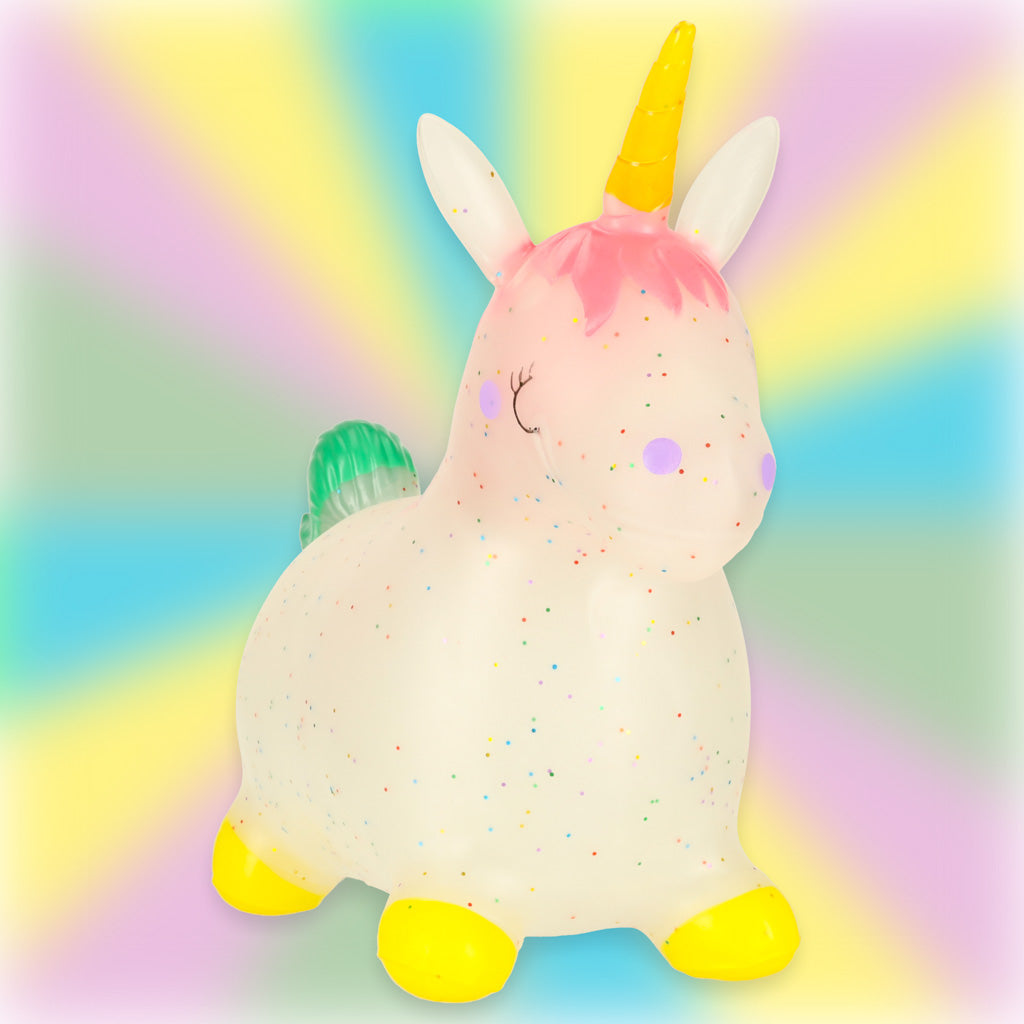 Children's Jumping Jumper With Pump Rubber Unicorn
