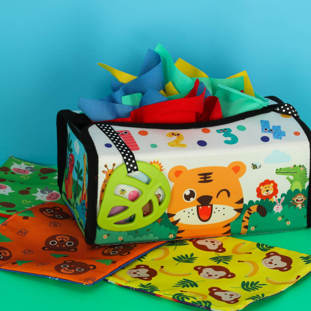 Sorter Sensory Wipes Box Montessori Mat 2-in-1