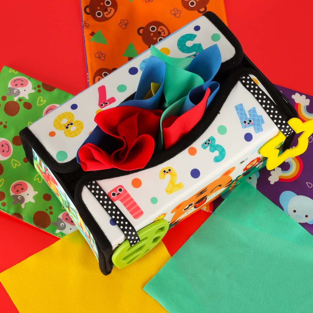 Sorter Sensory Wipes Box Montessori Mat 2-in-1