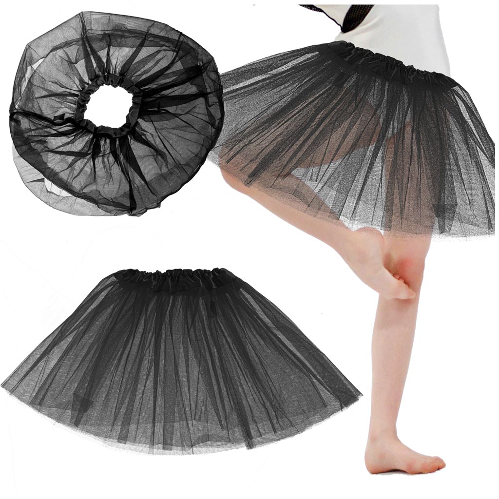 Tulle Skirt Tutu Costume Costume Black