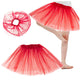 Tulle Skirt Tutu Costume Costume Red