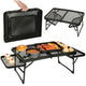Luaro Travel Table Camping Catering Folding Table 87 X 60 X 40 X 27 Cm