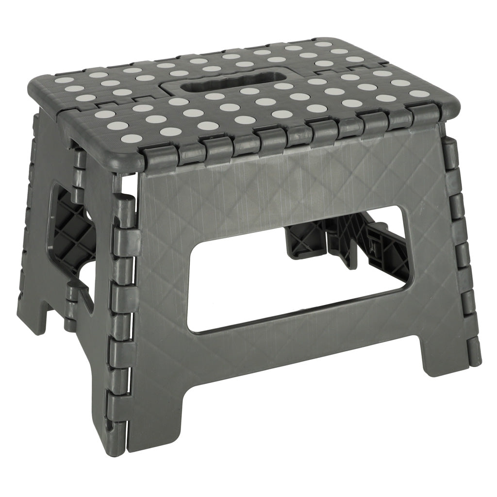 Non-slip Folding Stool 22cm Dark Grey