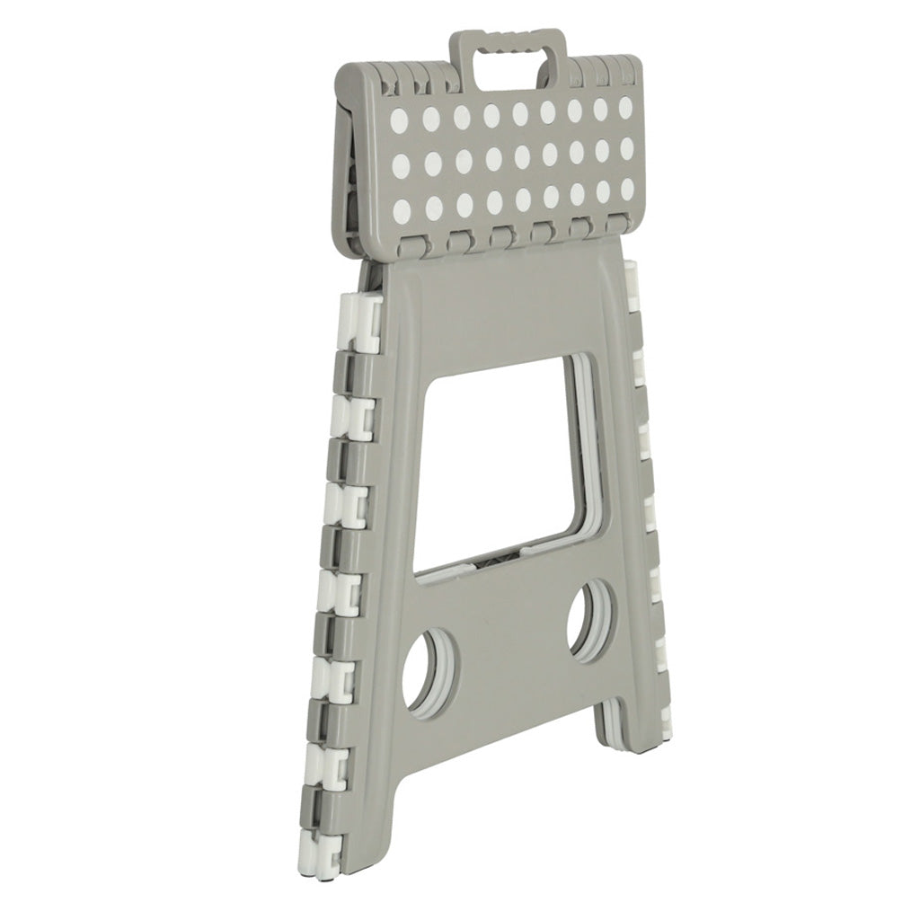 Non-slip Folding Stool High 39cm Light Grey