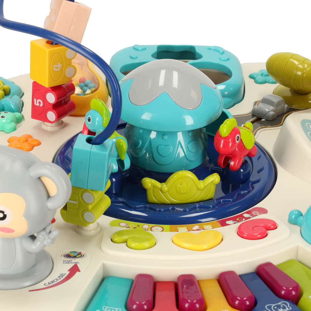 Educational Interactive Table For Children With Sound Blue