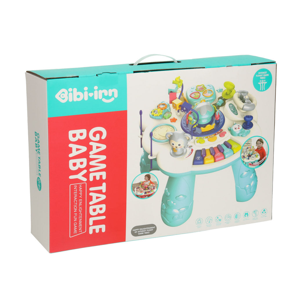 Educational Interactive Table For Children With Sound Blue