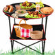 Travel Table Folding With Cover Black