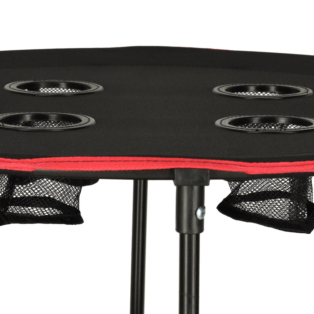 Travel Table Folding With Cover Black