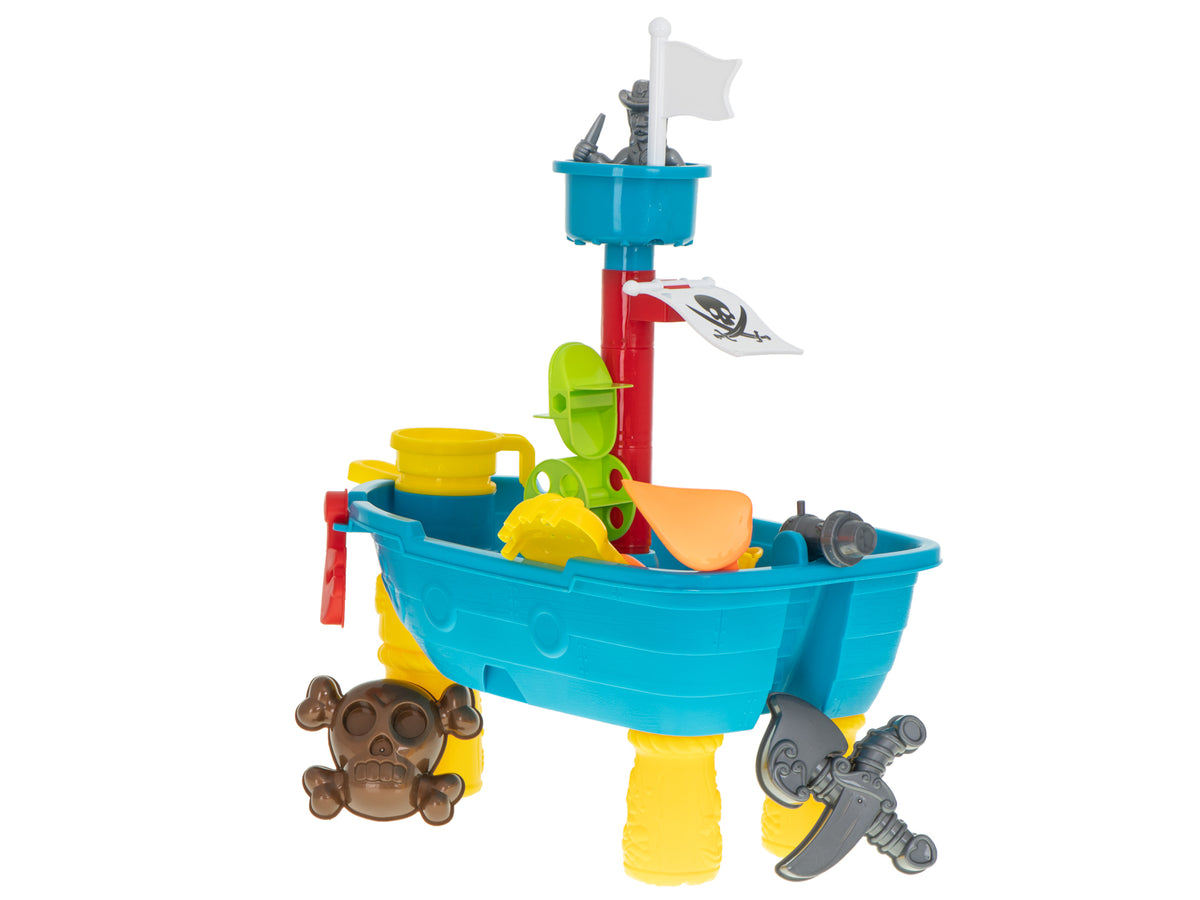 Water Bath Table Sandbox Pirate Ship / 25el.