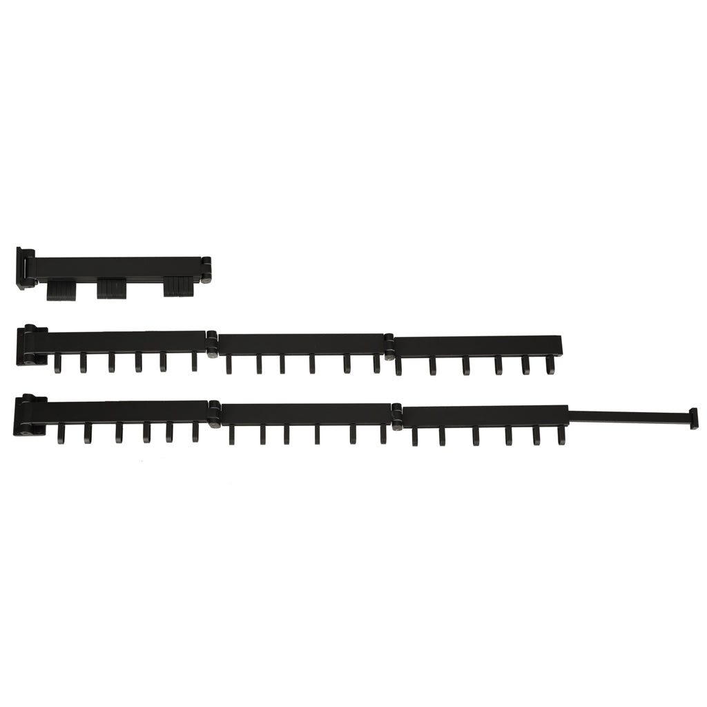 Telescopic Extension Wall Hanger 114cm Black