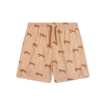 Swim Essentials Swim Shorts - Brown - Roamer
