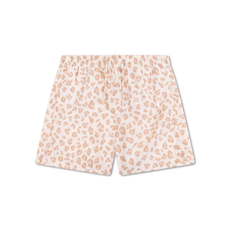 Swim Essentials Dievčenské plavkové šortky - Béžová - Leopard