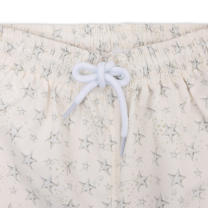 Swim Essentials Swim Shorts - White - Stars