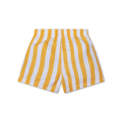 Swim Essentials Zwemshorts - Geel/wit - Flow