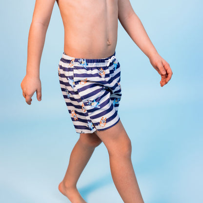 Pantaloni scurți de baie Swim Essentials - Albastru/alb - Bluey