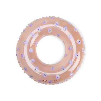Swim Essentials Swim Ring - Beige/purple - Blackberry - Ø 55 Cm