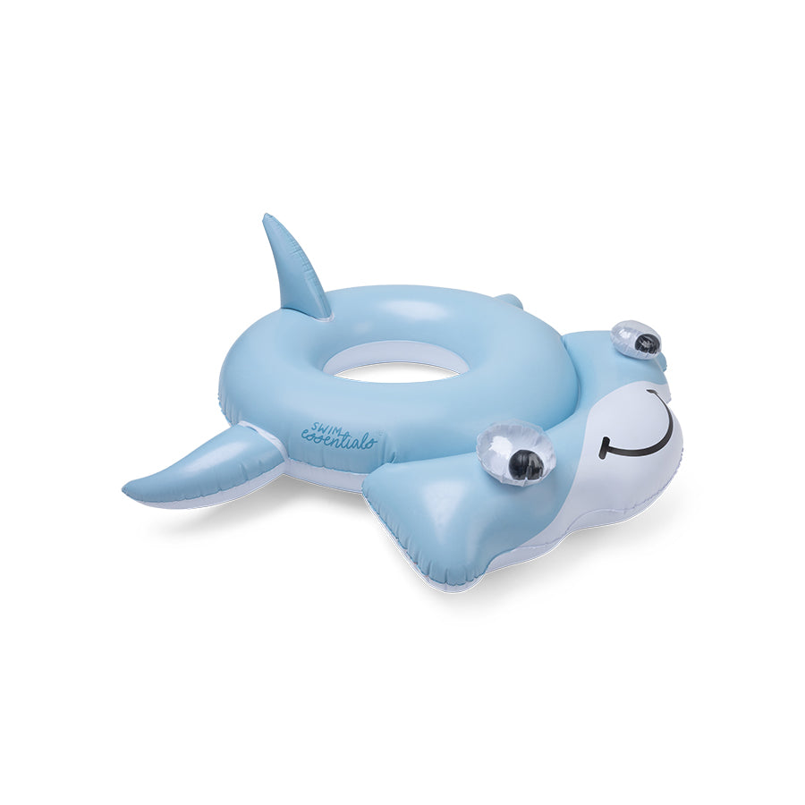 Swim Essentials Zwemring - Blauw - Hunter The Hammerhead - Haai - Ø 95 Cm