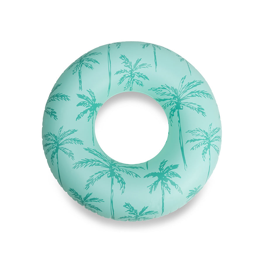 Swim Essentials Swim Ring - Green - Palm Trees - Ø 102 Cm