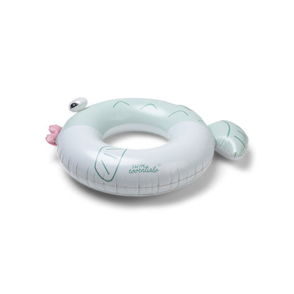 Swim Essentials Swim Ring - Zelený - Puck Pufferfish - Ryba - Ø 95 cm