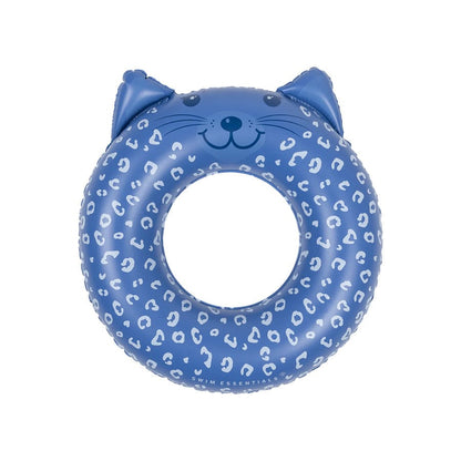 Swim Essentials Swim Ring Animal - Blue - Leopard - Ø 55 Cm