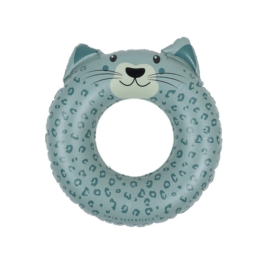 Swim Essentials Swim Ring Animal - Green - Leopard - Ø 55 Cm