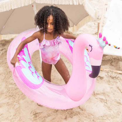 Swim Essentials Simring Flamingo - Rosa - Dreamscape - Ø 95 Cm