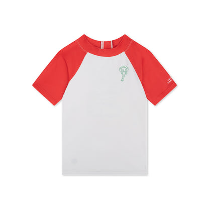 Swim Essentials Swimming T-shirt Short Sleeves - Red - Catch Of The Day