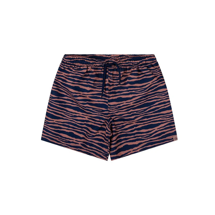 Swim Essentials Swim Shorts - Blue/orange - Vibrant Stripes