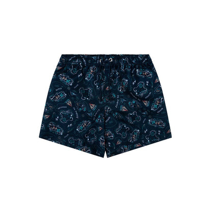 Swim Essentials Swim Shorts - Dark Blue - Islands
