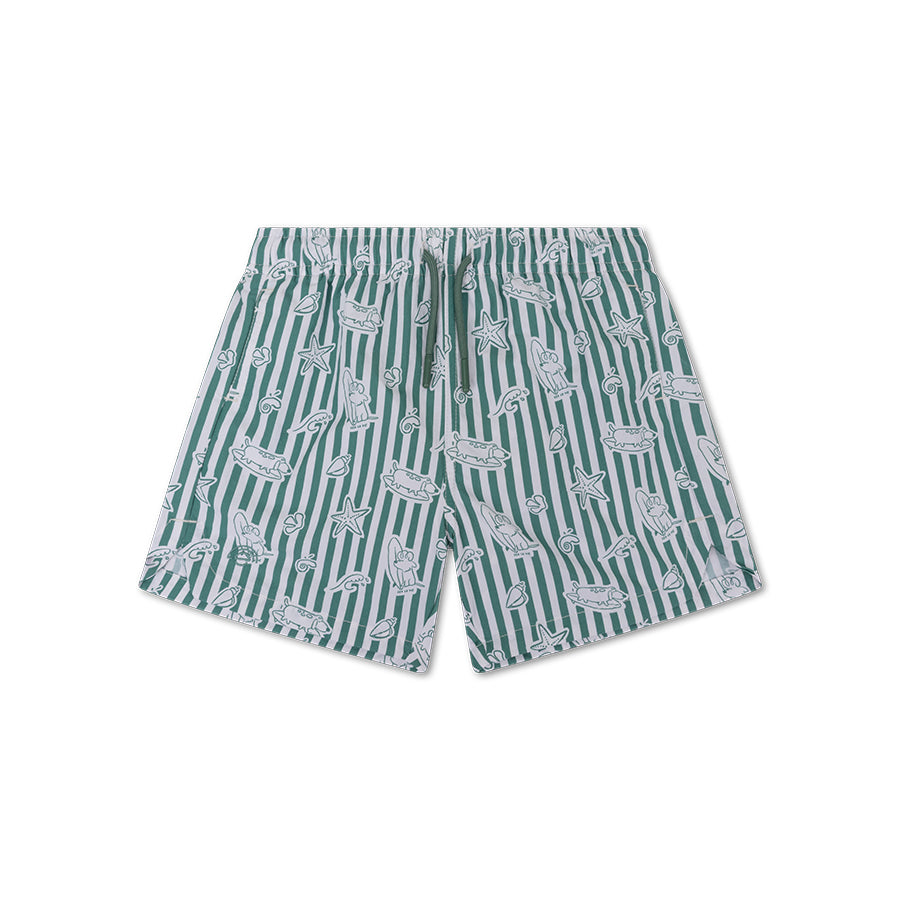 Swim Essentials Swim Shorts - Green - Surf Dogs