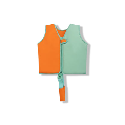 Swim Essentials Swim Vest - Orange/green - Vivid Clash - 3/6 Years