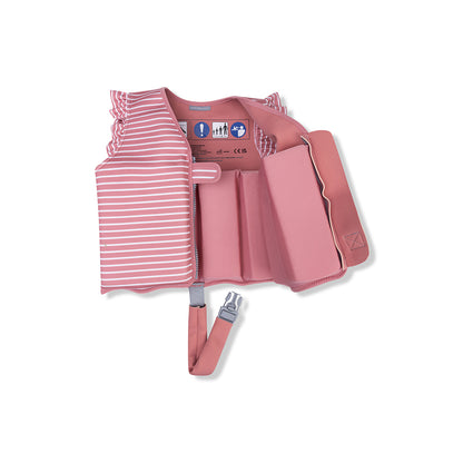 Swim Essentials Swim Vest - Red/white - Daisy Flower