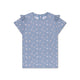T-shirt de natation Swim Essentials - Manches courtes - Bleu - Daisy Flower