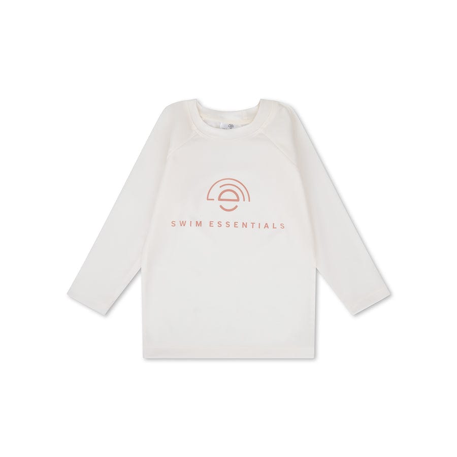 Swim Essentials Swimming T-shirt - Long Sleeve - White - Pure Tones