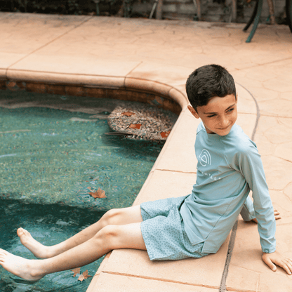 Plavecké tričko Swim Essentials – Dlouhý rukáv – Zelené – Pure Tones