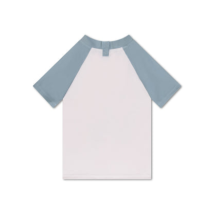 T-shirt de natation Swim Essentials - Manches courtes - Vert - Resort Stripe