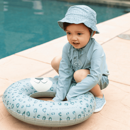 Swim Essentials Swim Ring Animal - Zelená - Leopard - Ø 55 cm