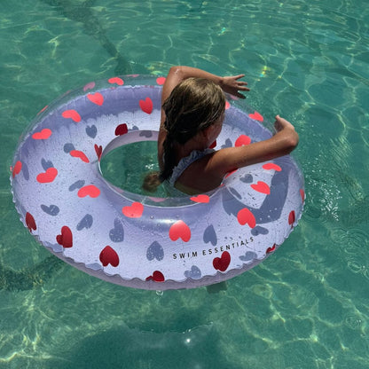 Inel de înot Swim Essentials - Mov - Sweet Hearts