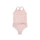 Swim Essentials Badpak Meisjes - Oud Roze - Luipaard