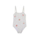 Бански костюм Swim Essentials за момичета - бял - бяла перла