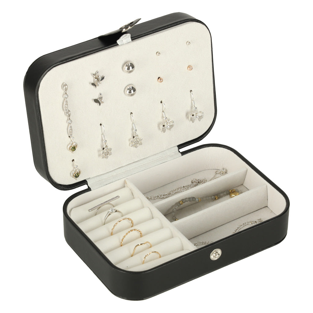 Casket Jewelry Box Organizer Black