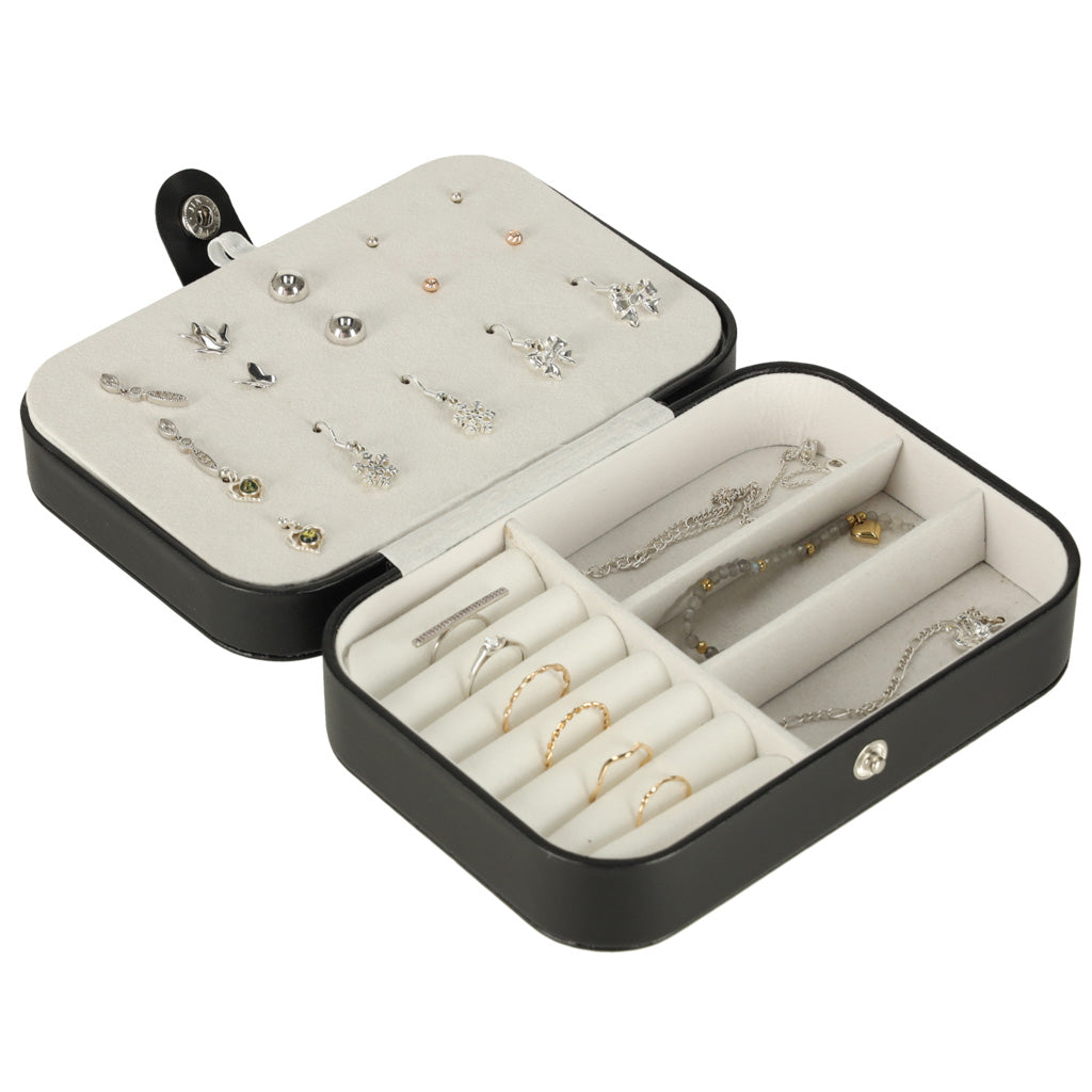 Casket Jewelry Box Organizer Black