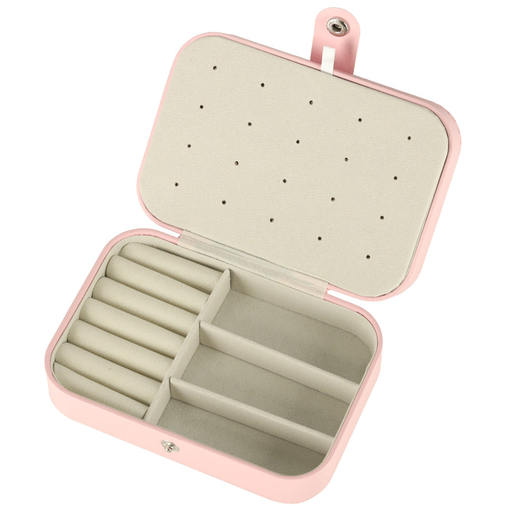 Casket Jewelry Box Organizer Pink