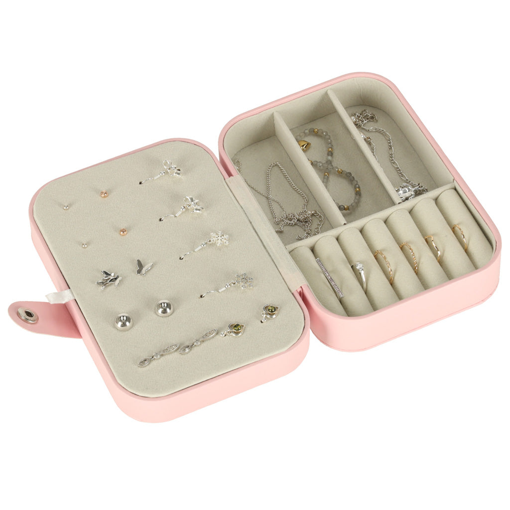Casket Jewelry Box Organizer Pink