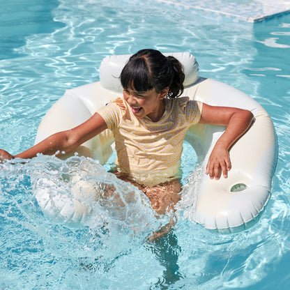 Swim Essentials Water Lounge - Green - Resort Stripe