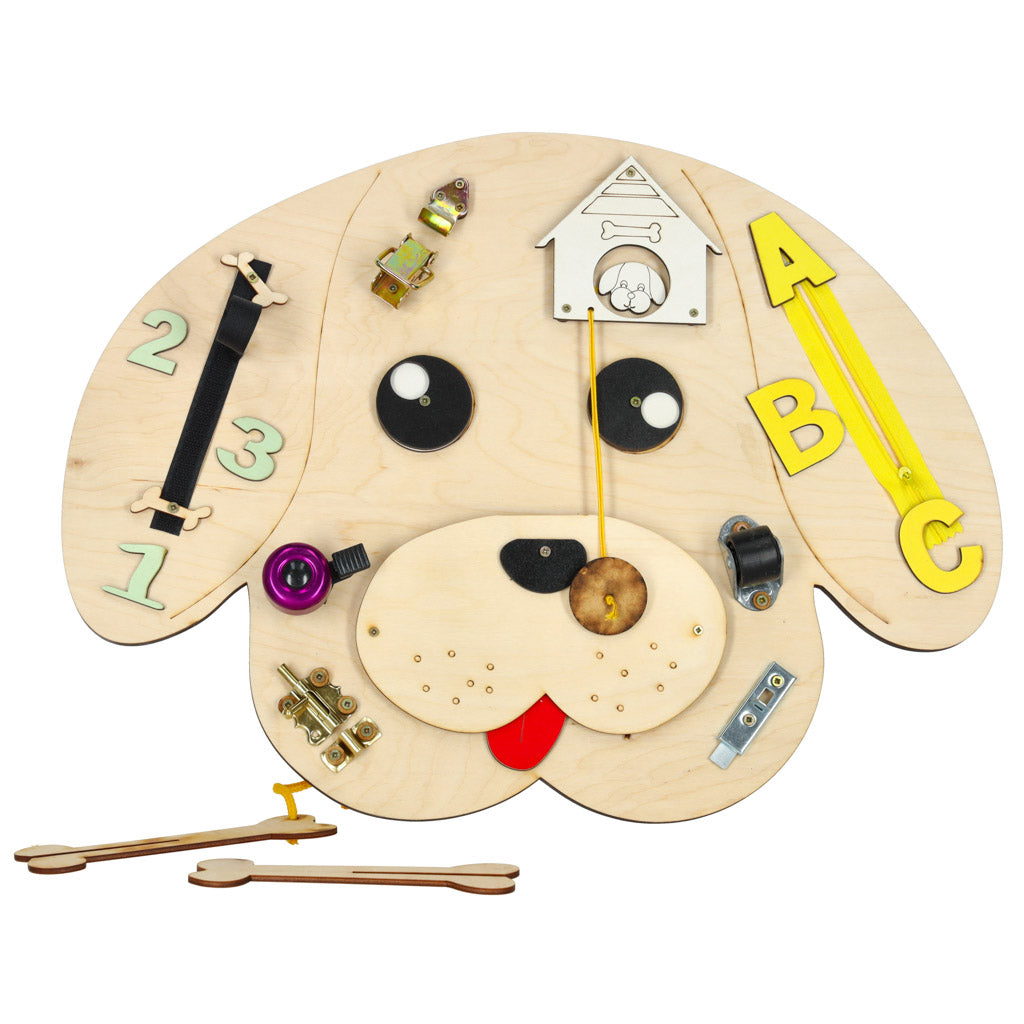 Wooden Manipulative Board Dog 49x37x65
