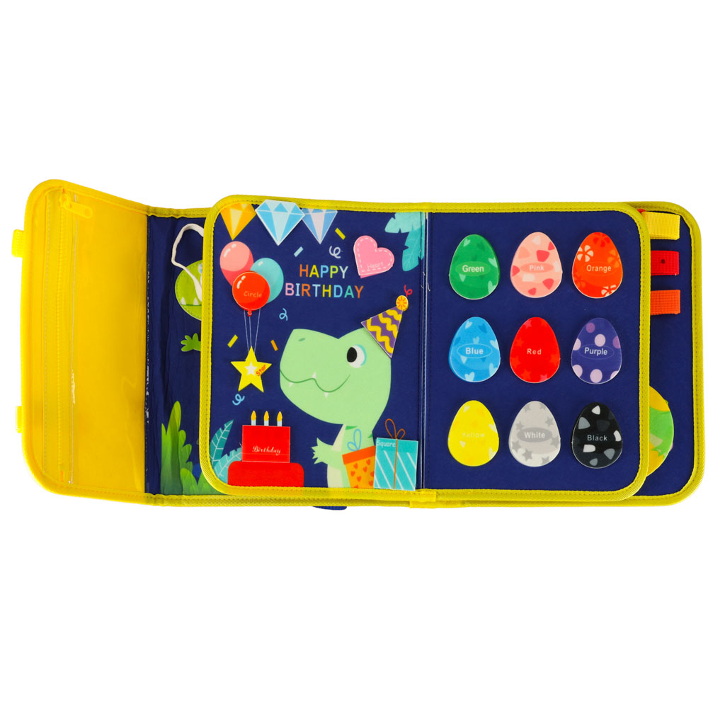 Sensory Sensory Montessori Manipulative Board Backpack Case Blue