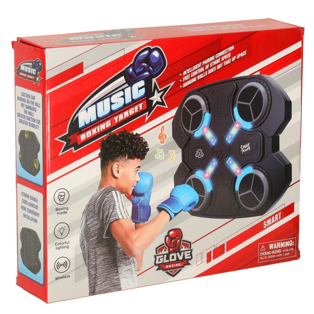 Boxing Shield Wall Trainer Music Bluetooth Led Usb