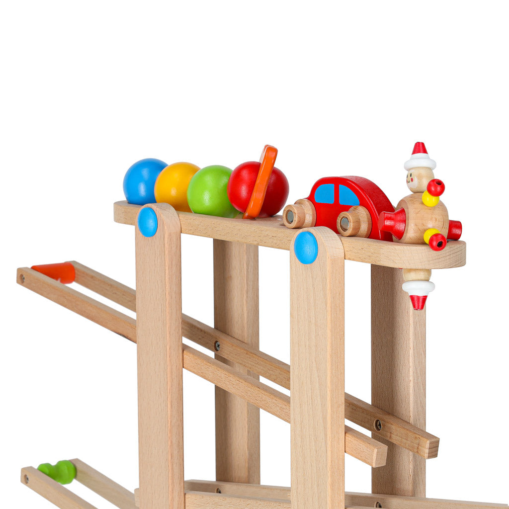 Drevená guľôčková dráha Montessori Xxl Kulodróm