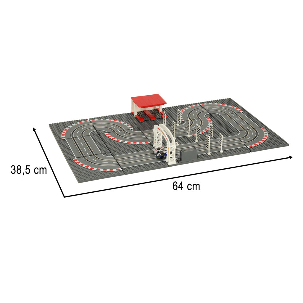 Police Car Racing Track 64x38.5cm